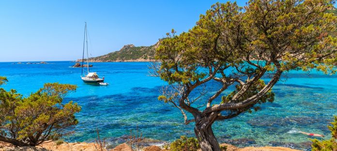 Corsica hidden in the Mediterranean