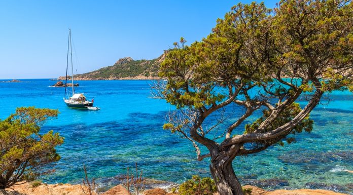 Corsica hidden in the Mediterranean