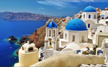 Santorini Greek Island top favourite Mediterranean holiday destinations